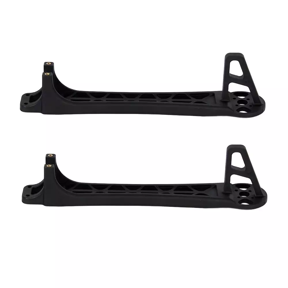 Invento Replacement Leg Arm Nylon Plastic Black 220 mm Length 3 mm Motor Mounting Hole Daimeter, ISC 080-BA1 (Pack of 2 Pcs)