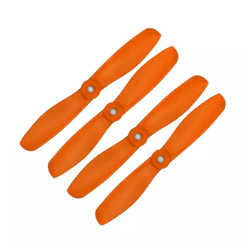 Orange HD Propellers 5045(5X4.5) Glass Fiber Nylon Bullnose Propeller 2CW+2CCW-2pairs Orange