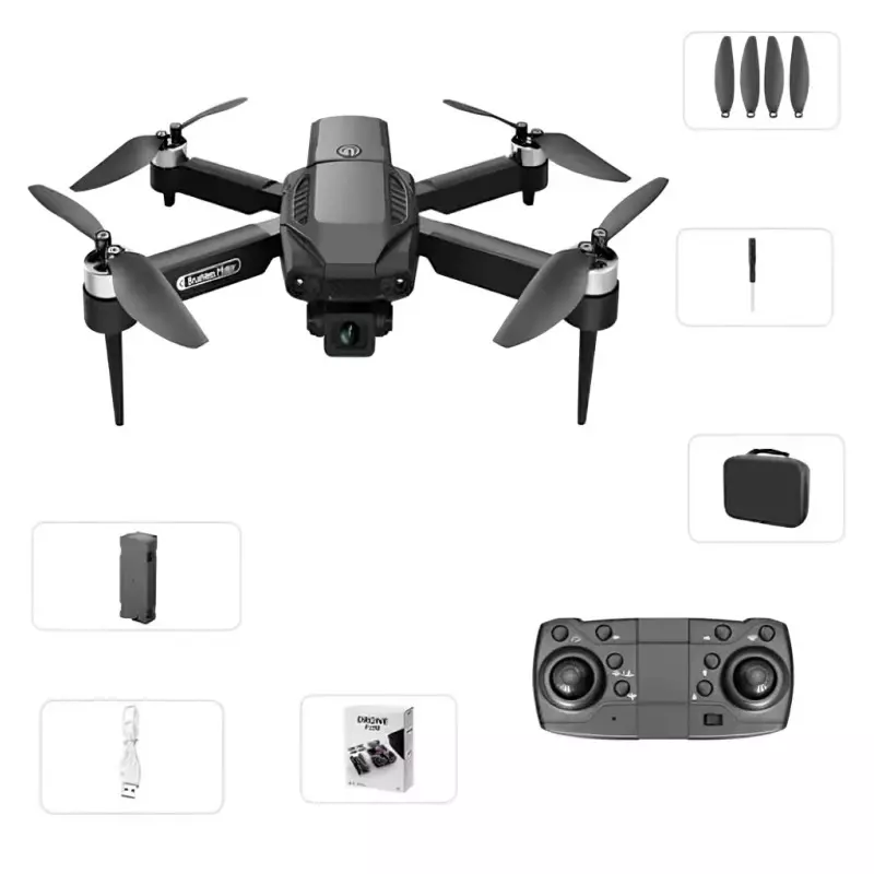 Flycast F198 Drone With 4K Dual HD Camera, 90° Adjustable Lens and Remote Control