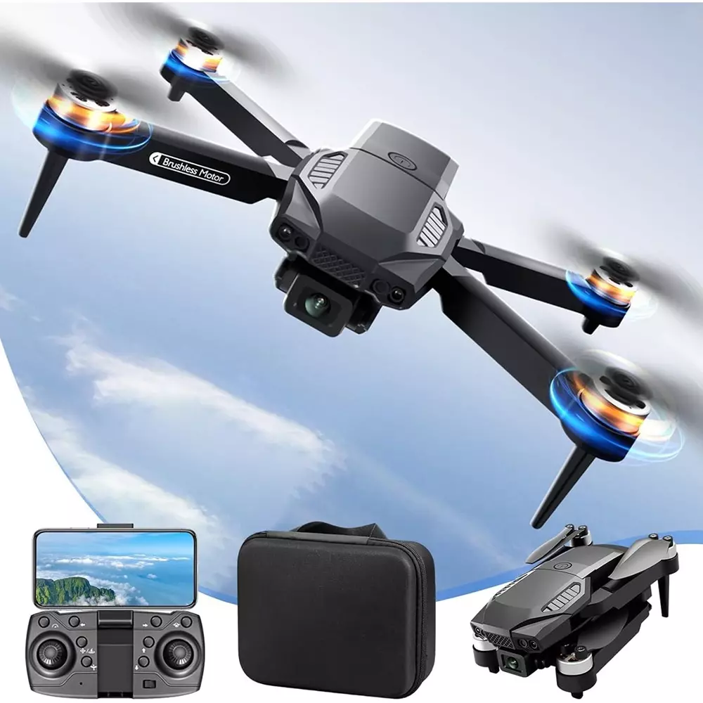 Flycast F198 Drone With 4K Dual HD Camera, 90° Adjustable Lens and Remote Control