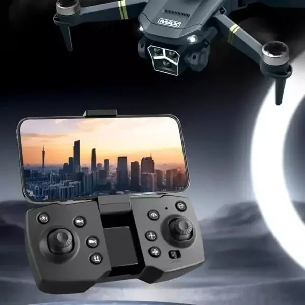 Flycast Y3 Max Drone With Dual 4K HD Camera (Front + Bottom) and Upto 100 m Control Range