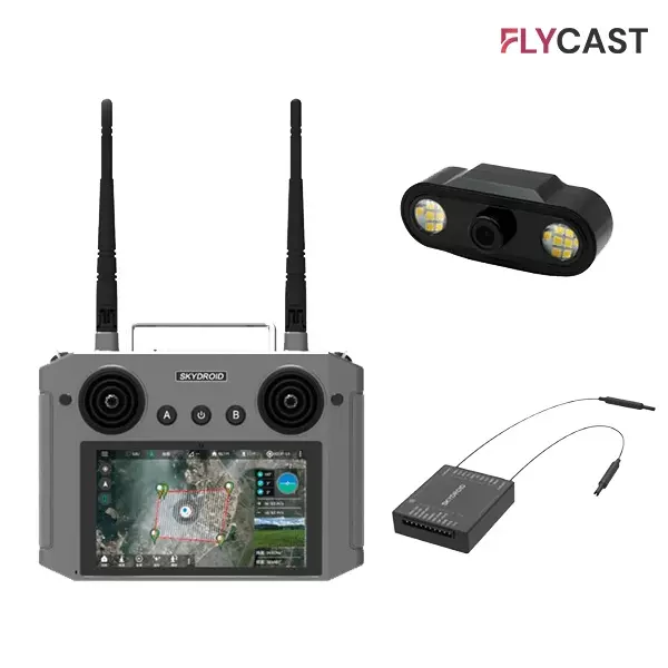 Flycast H12 Remote Control With 3 in 1 Camera for Aerial Photography, Videography, Mapping, Exploration