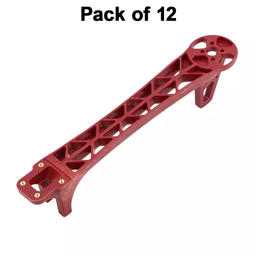 invento-replacement-leg-arm-nylon-plastic-red-220-mm-length-3-mm-motor-mounting-hole-daimeter-isc-080-ra6-pack-of-12-pcs