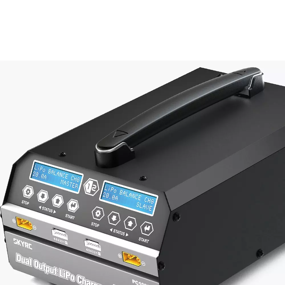 Flycast SKY RC PC 1080 Dual Output LiPO Charger With 1.0-20.0 A x 2 Charging Current and 1080 W (540 W x 2) Output Power