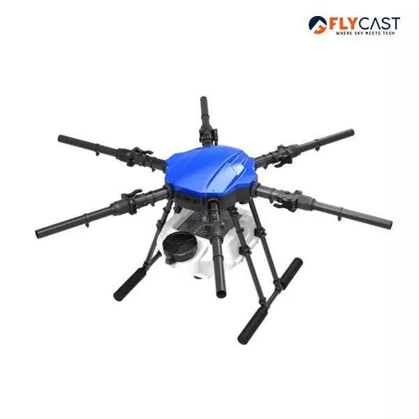 Flycast Agricultural Drone Frame With 10 L Tank and 23-24 inch (584-609 mm) Propeller for Precision Agriculture