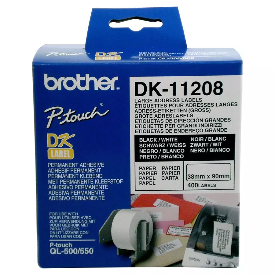 BROTHER Label, Large Address, DK11208