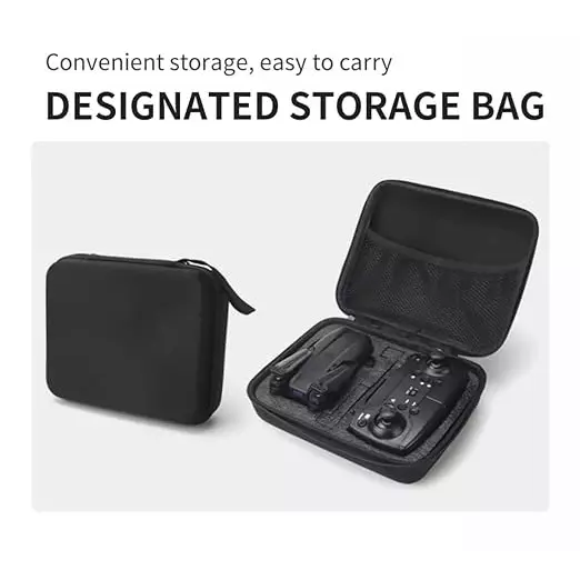 Flycast K3 Pro Drone With 4K HD Dual Camera, Remote Control and Lithium Cell Battery