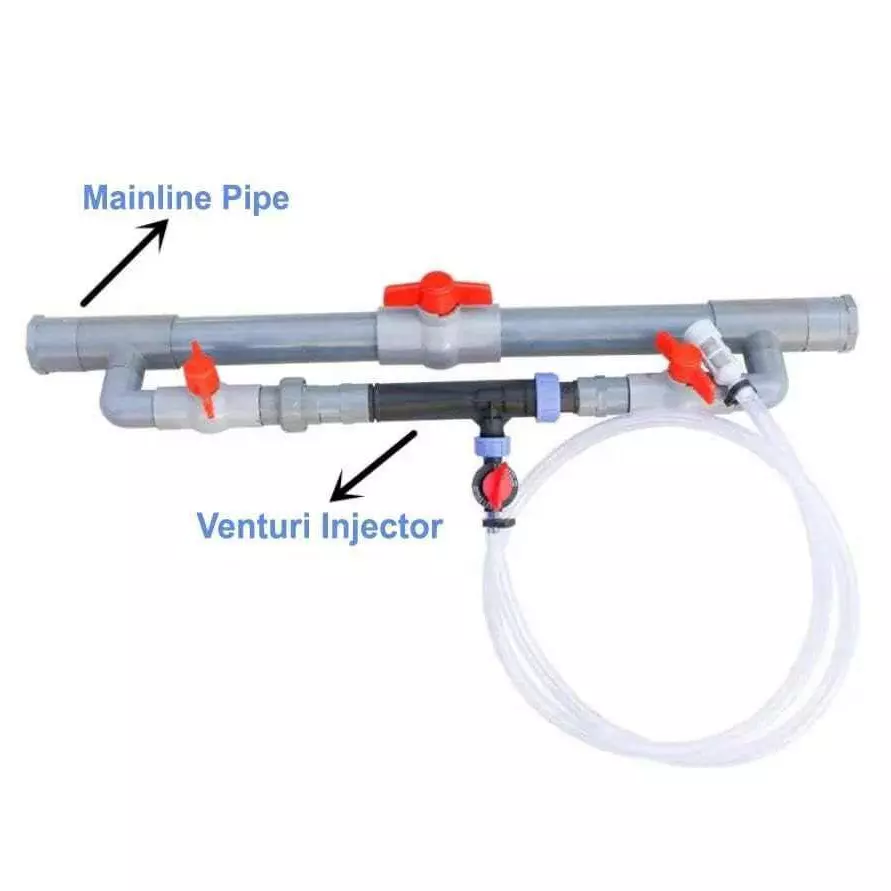 kamal-agrotech-63-mm-12-inch-pvc-virgin-farming-water-tube-fertilizer-venturi-set