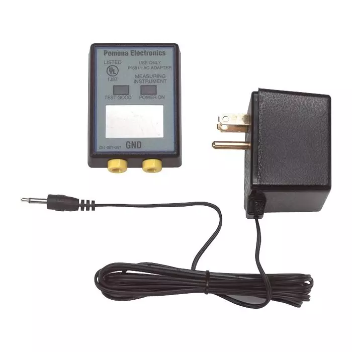 POMONA Esd Wrist Strap Tester W/Adapter, 120Vac, 6086.