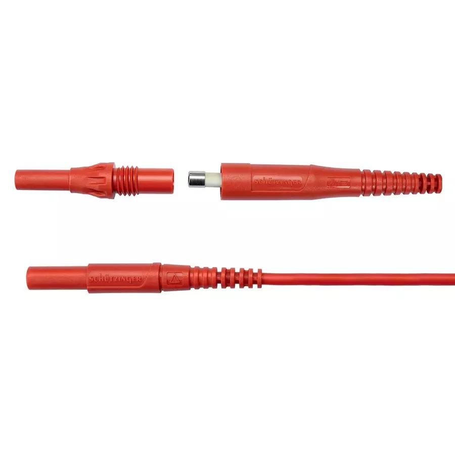 SCHUTZINGER SAFETY MEASURING LEAD SET W/0.5A FUSE, SET 7685 / MSFK B441 / 0.5A