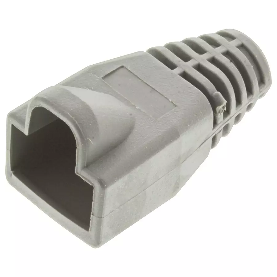 STEWART CONNECTOR STRAIN RELIEF BOOT, PLASTIC, GREY, 450-016 (Pack of 10)