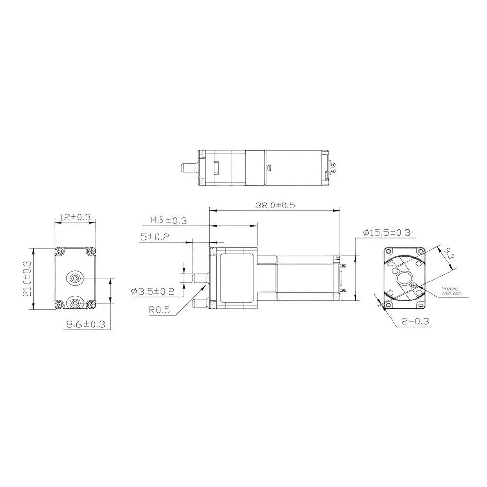 invento-mini-dc-pump-12-lmin-flow-rate-dc-3-6-v-rated-voltage-028-a-working-current-50-kpa-pressure-isc-1122-n6-pack-of-15-pcs
