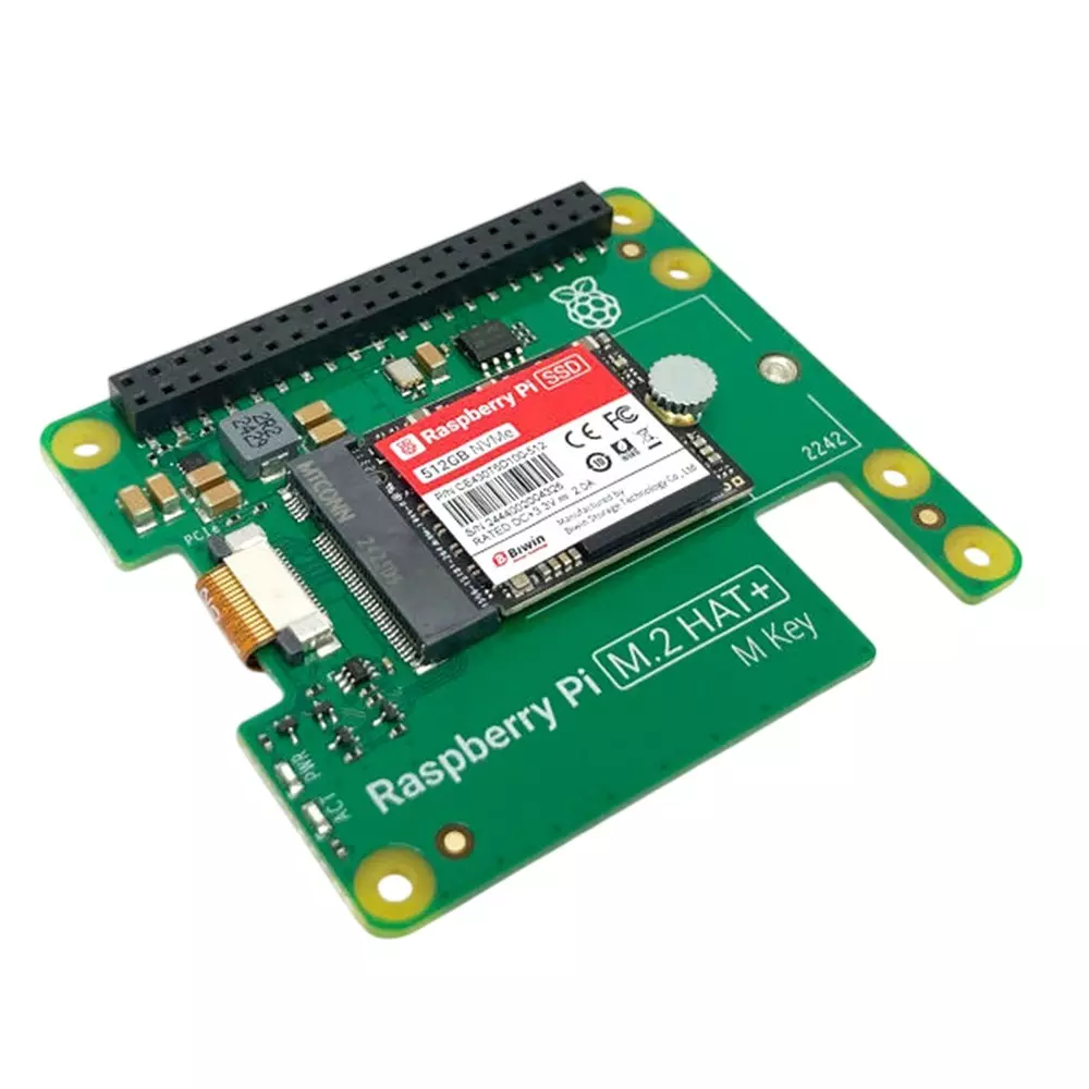 Raspberry Pi Raspberry Pi 512 GB GB Capacity M.2 Form Factor Shape: M key Slots, SC1676