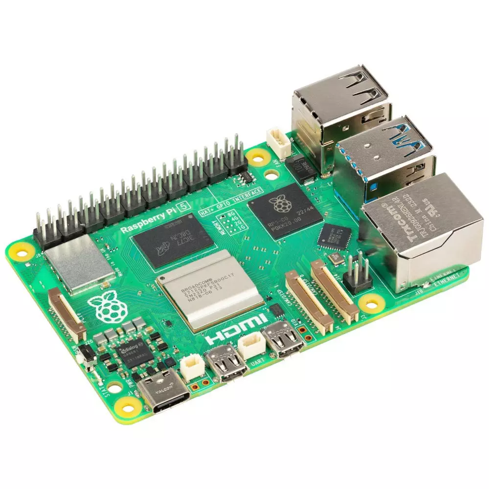 Raspberry Pi Raspberry Pi Idle: approx. 2.7, Stress: 7.1 (measured) W Maximum Power Consumption, RPI5-4GB