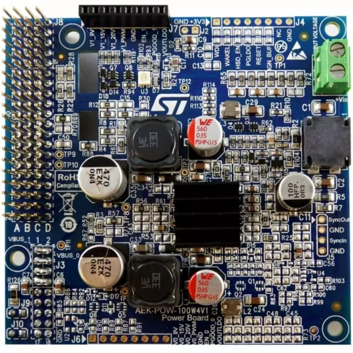 STMicroelectronics Evaluation Board for L5964, AEK-POW-100W4V1