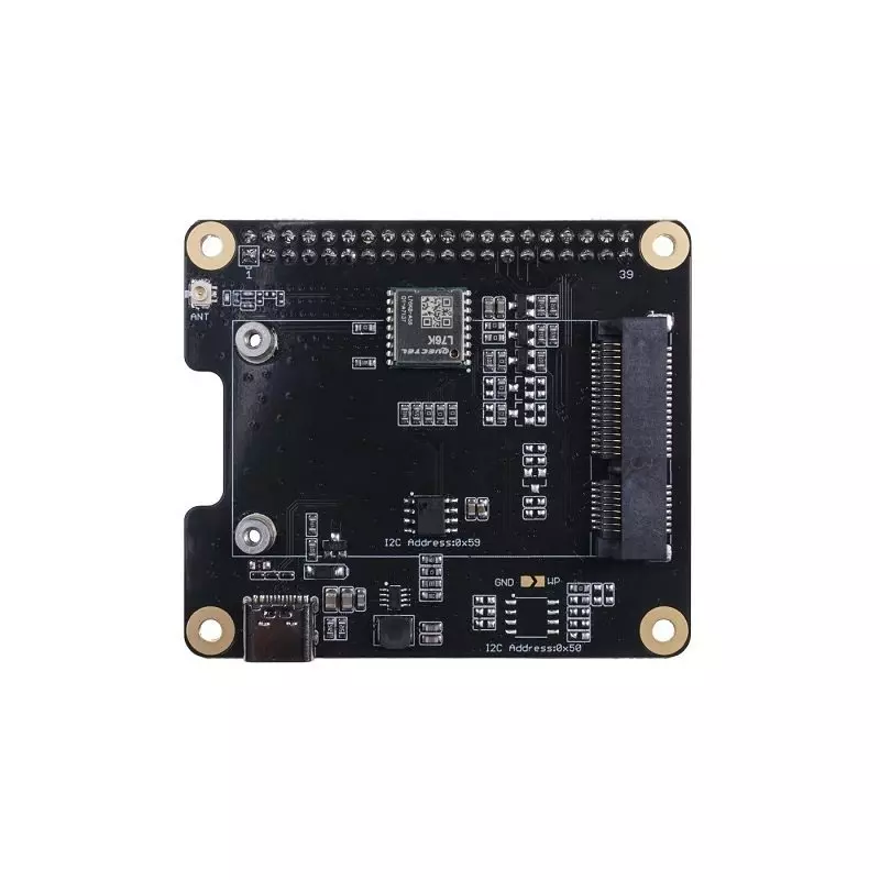 Seeed Studio Raspberry Pi Hat 40 Pin Header Or Usb, Wm1302