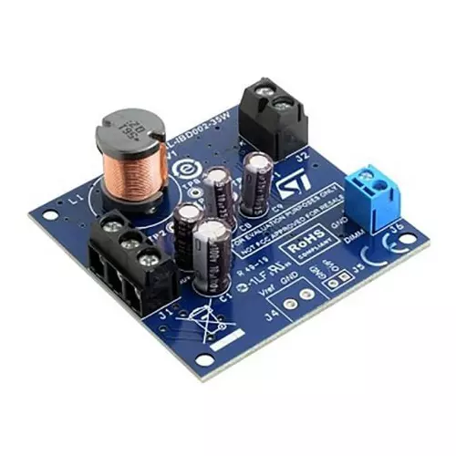 STMicroelectronics Evaluation Board Inverse Buck 35 W with Analog/PWM Dimming Regulation Buck, EVAL-IBD002-35W