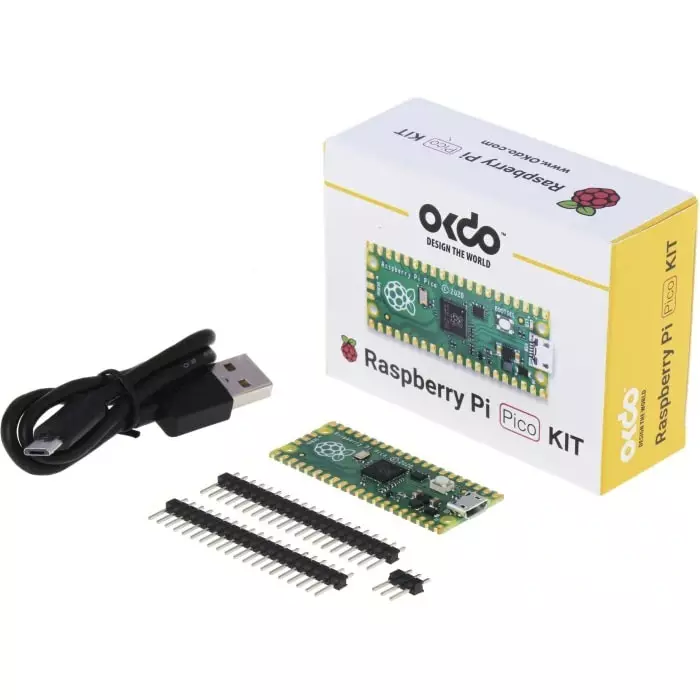 Okdo Raspberry Pico Kit 264 kB RP2040, Pi Pico Kit