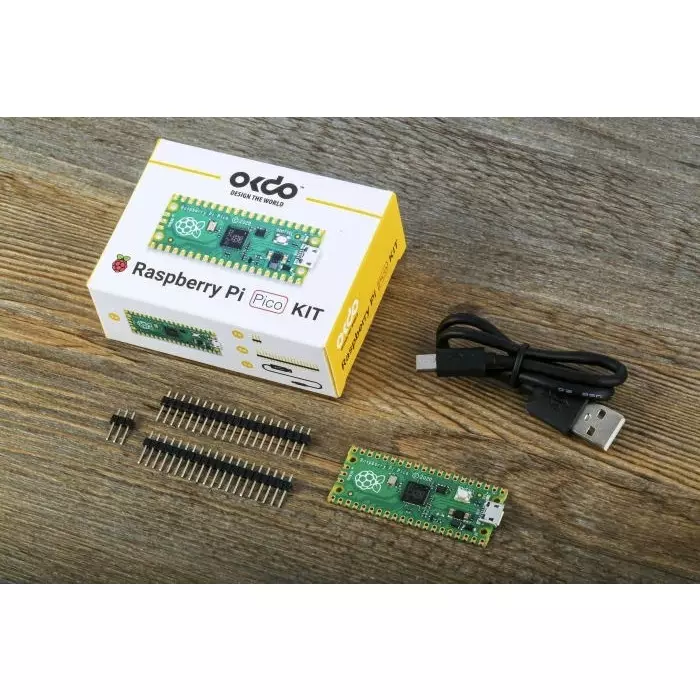 Okdo Raspberry Pico Kit 264 kB RP2040, Pi Pico Kit