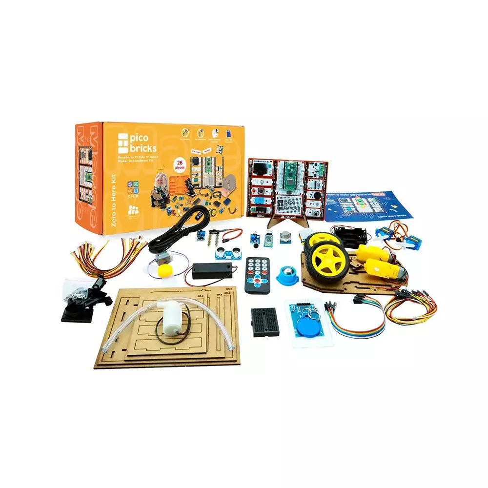pico Bricks Zero to Hero Kit development kit for Raspberry Pi Pico