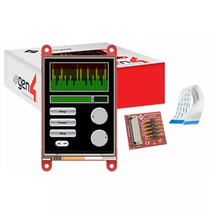 4D Systems gen4 Diablo 16 with 81.3 mm (3.2 inch) Resistive Touch Screen, gen4-uLCD-32PT-PI