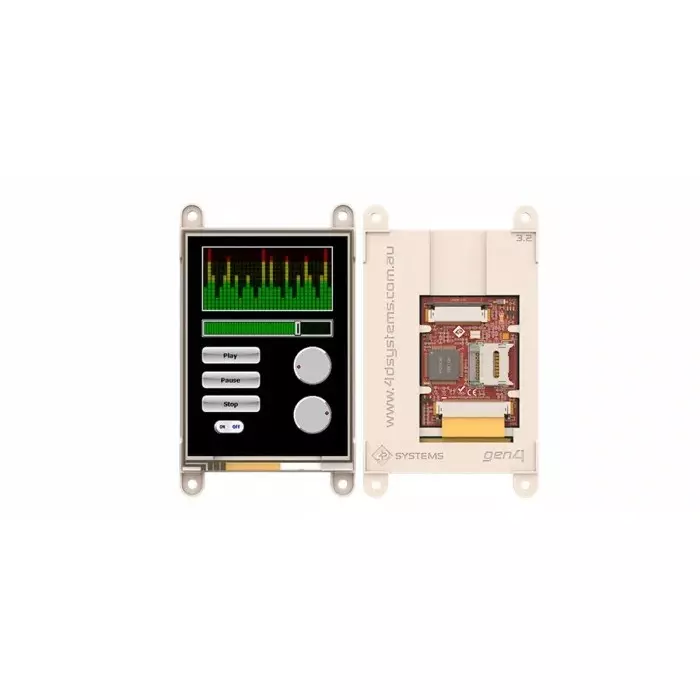 4D Systems gen4 Diablo 16 with 81.3 mm (3.2 inch) Resistive Touch Screen, gen4-uLCD-32PT-PI