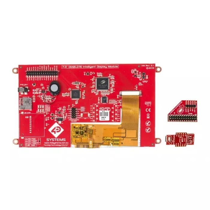 4D Systems Diablo16 Starter Kit with 177.8 mm (7 inch) Resistive Touch Screen, SK-70DT-PI