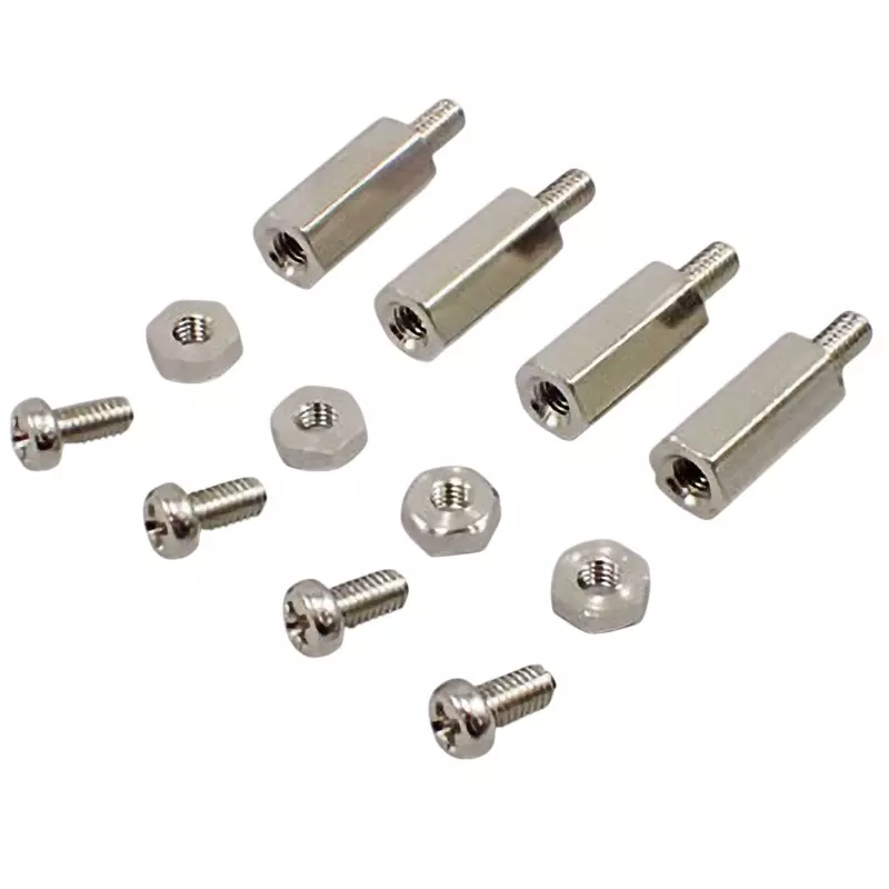 Sunhayato Spacer Raspberry Pi Brass nickel plating Main Unit Material, MPS-M2611