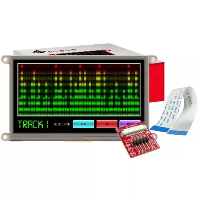 4D Systems gen4 Diablo 16 with 177.8 mm (7 inch) Resistive Touch Screen, gen4-uLCD-70DT-PI