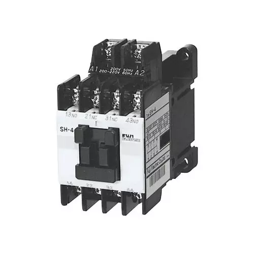 Buy Fuji Electric Standard Type Auxiliary Relay 43 mm Thickness, SH-4 Coil AC200V 7A1B from Industrybuying.com