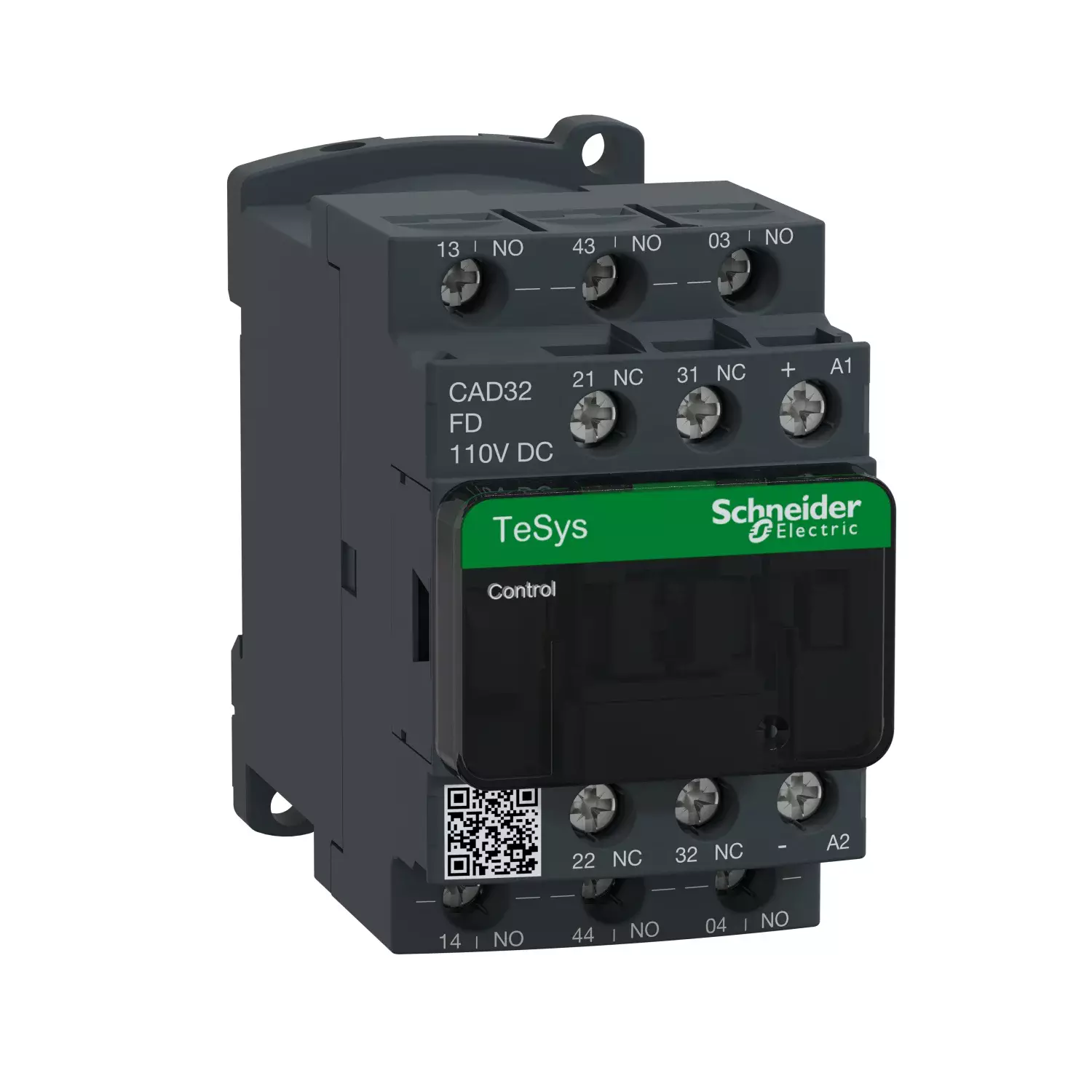 Schneider Electric Tesys D Model 10 A, 110 V DC Control Relay, CAD32FL