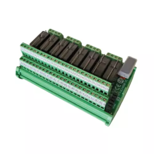 UL Group DC Relay Module with 2 C/O Contact, Size 140x90 mm and 24 V DC Operating Voltage, UL24D08-2COB V2