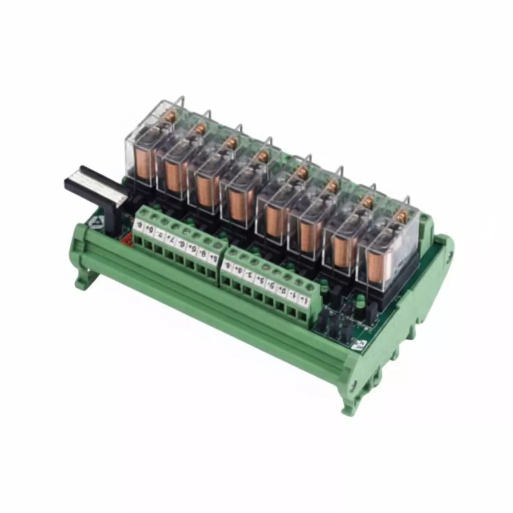 UL Group AC Relay Module with 1 C/O Contact, Size 134x90 mm and 230 V AC Operating Voltage, UL230A08-COB