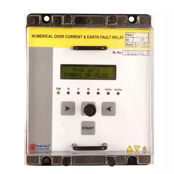 Prok DVs Numerical Over Current & Earth Fault Relay 1 O/C Non-Draw Out Enclosure RS-485 Port, PNA410-ND
