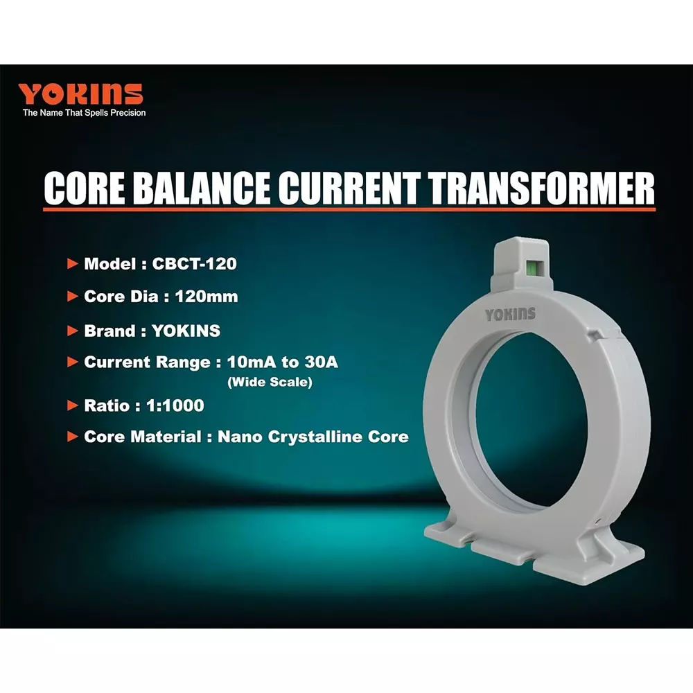 yokins-core-balance-current-transformer-120-mm-diameter-10-ma-30-a-measuring-range-nano-crystalline-type-cbct-120