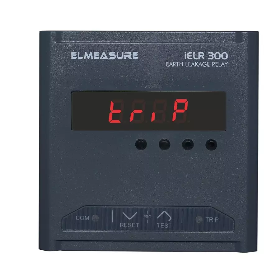 ELMEASURE Earth Leakage Relay 5FS Accuracy Class 30 mA to 30 A Current Range, iELR 300