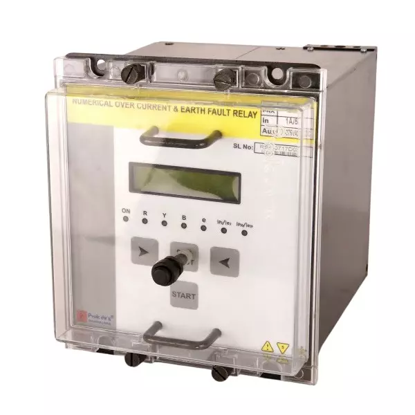 Prok DVs Numerical Over Current & Earth Fault Relay 3 O/C & 1 E/F Draw Out Enclosure RS-485 Port, PNA442-D
