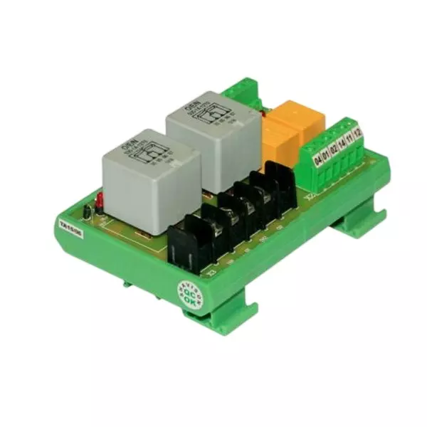 Shavison Relay Module 4 Channel Directly Soldered 1 C/O Contacts Fuse at Pole General Purpose for Industrial Use, AS547-101