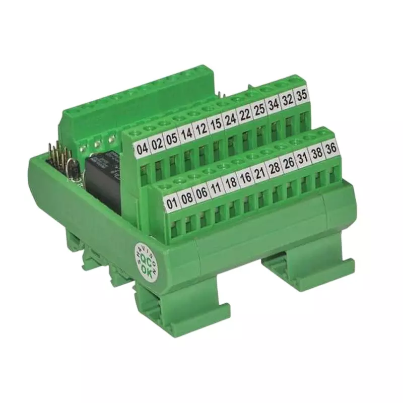 Shavison Relay Module 4 Channel Directly Soldered 2 C/O Contacts Fuse at Pole General Purpose for Industrial Use, AS683-24V-G5V