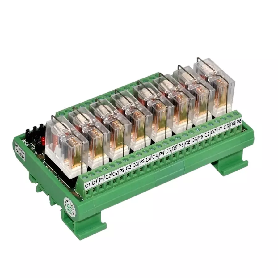 Shavison Relay Module 16 Channel Socket Mounted 1 C/O Contacts General Purpose for Industrial Use, GP16-1C-24V-S-OE