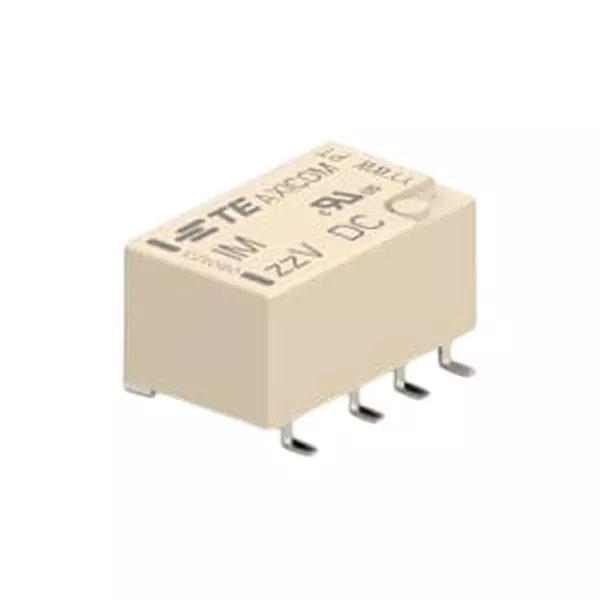 TE Connectivity Communications Relay 1 Form C (SPDT-NO, NC) 5 V DC 3 Amp Gull Wing Lead Termination Non-Latching, 1462042-8