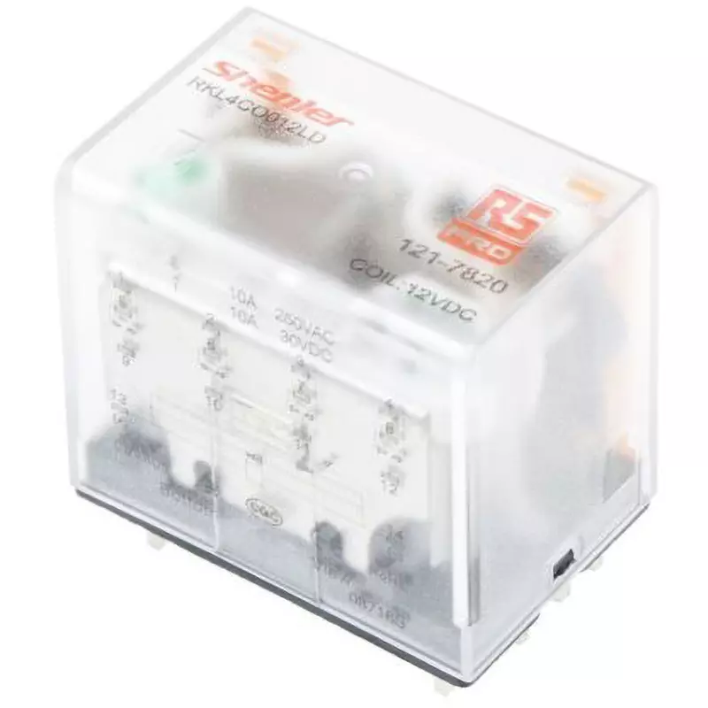 RS PRO Reed Relay Plugin DC 12 V Rated Coil Voltage, 121-7820