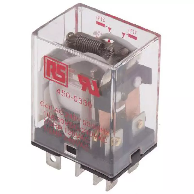 RS PRO Reed Relay Plugin AC 240 V Rated Coil Voltage, 450-0330