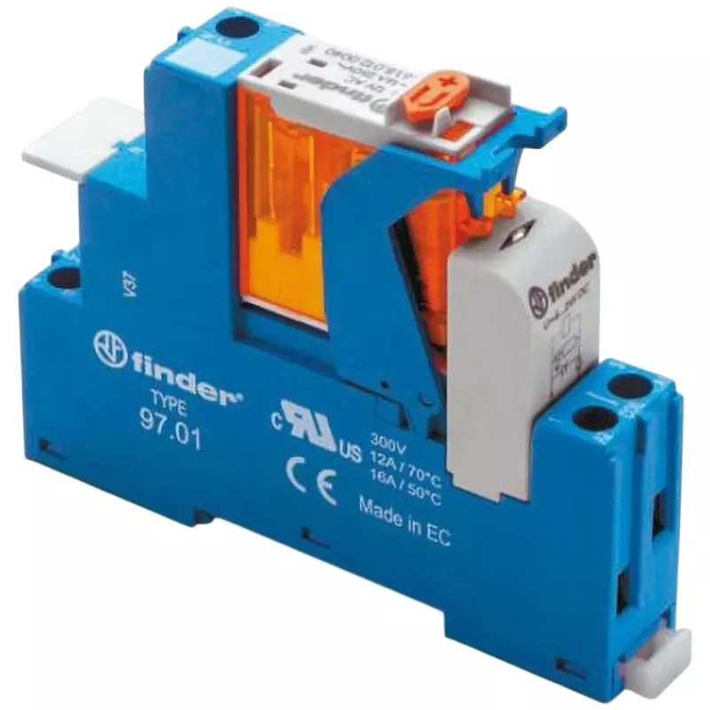 Finder Interface Relay Module AC440 V Maximum Allowable Contact Voltage DC 48 V Rated Coil Voltage, 4C.01.9.048.0050 SPA