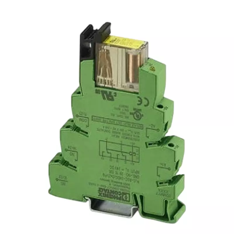 Phoenix Contact Relay Module DIN Rail Mount 2 Form C (DPDT-NO, NC) 6 Amp 250 V AC, 250 V DC, 2910535