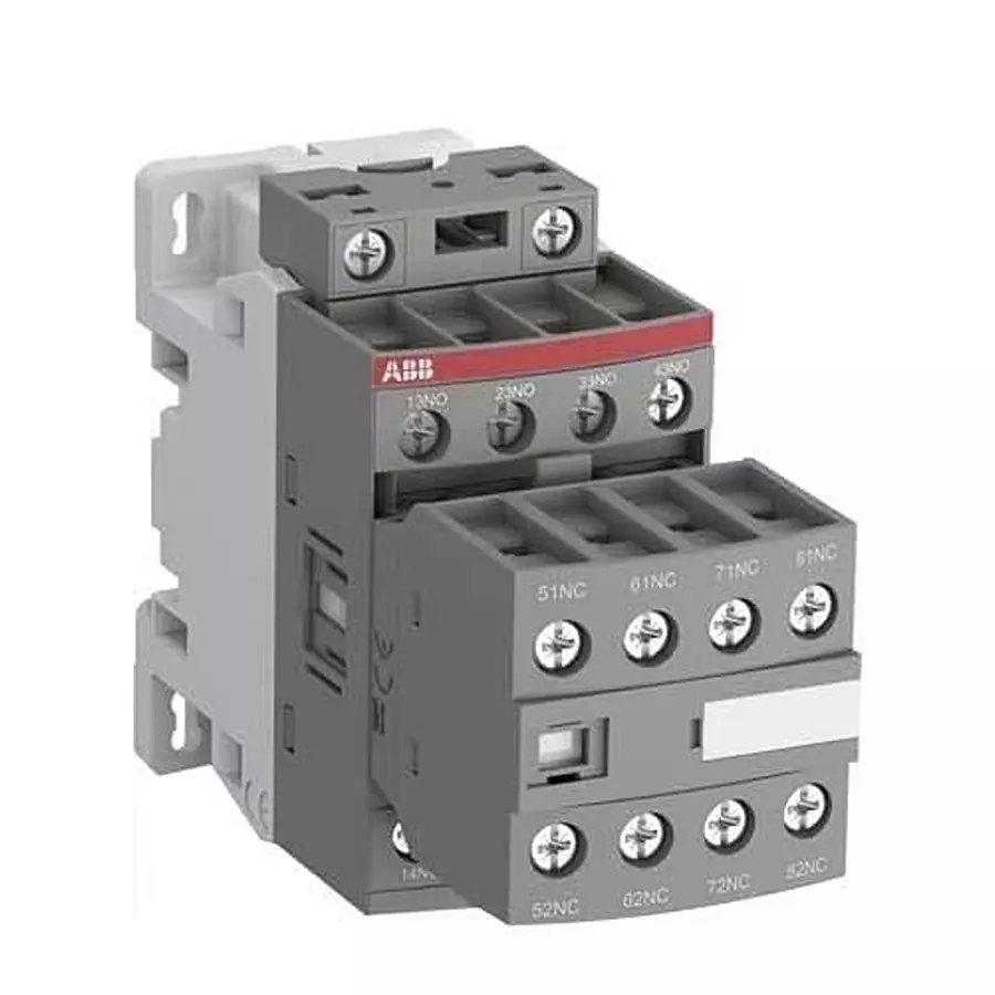 ABB Contactor Relay DIN Rail Mount 4 NO, 4 NC, NF44E-11
