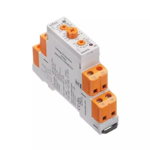 ALTECH Phase Protection Relay DIN Rail Mount SPDT 170 V AC to 290 V AC, 600VPR-170/290-CU
