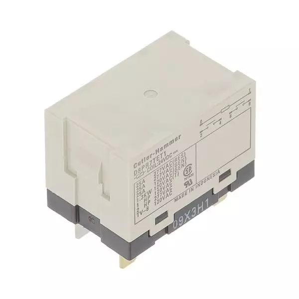 EATON General Purpose Relay Bracket Mount DPST, D8PR7TET1