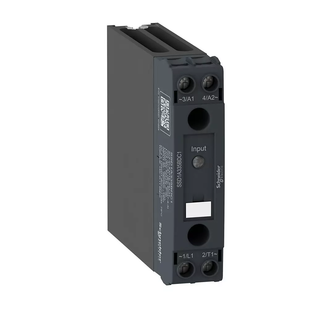 Schneider Electric Single Phase Relay DIN Rail Mount 20 A Load Current Rating, SSD1A320BDC1