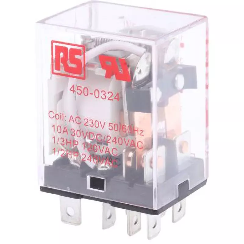 RS PRO Reed Relay Plugin AC 230 V Rated Coil Voltage, 450-0324